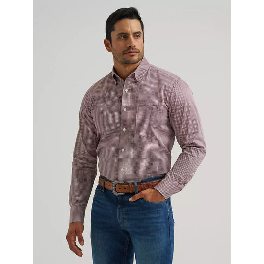 Wrangler Men's Cody Johnson One Pocket Button Down Shirt 112381554