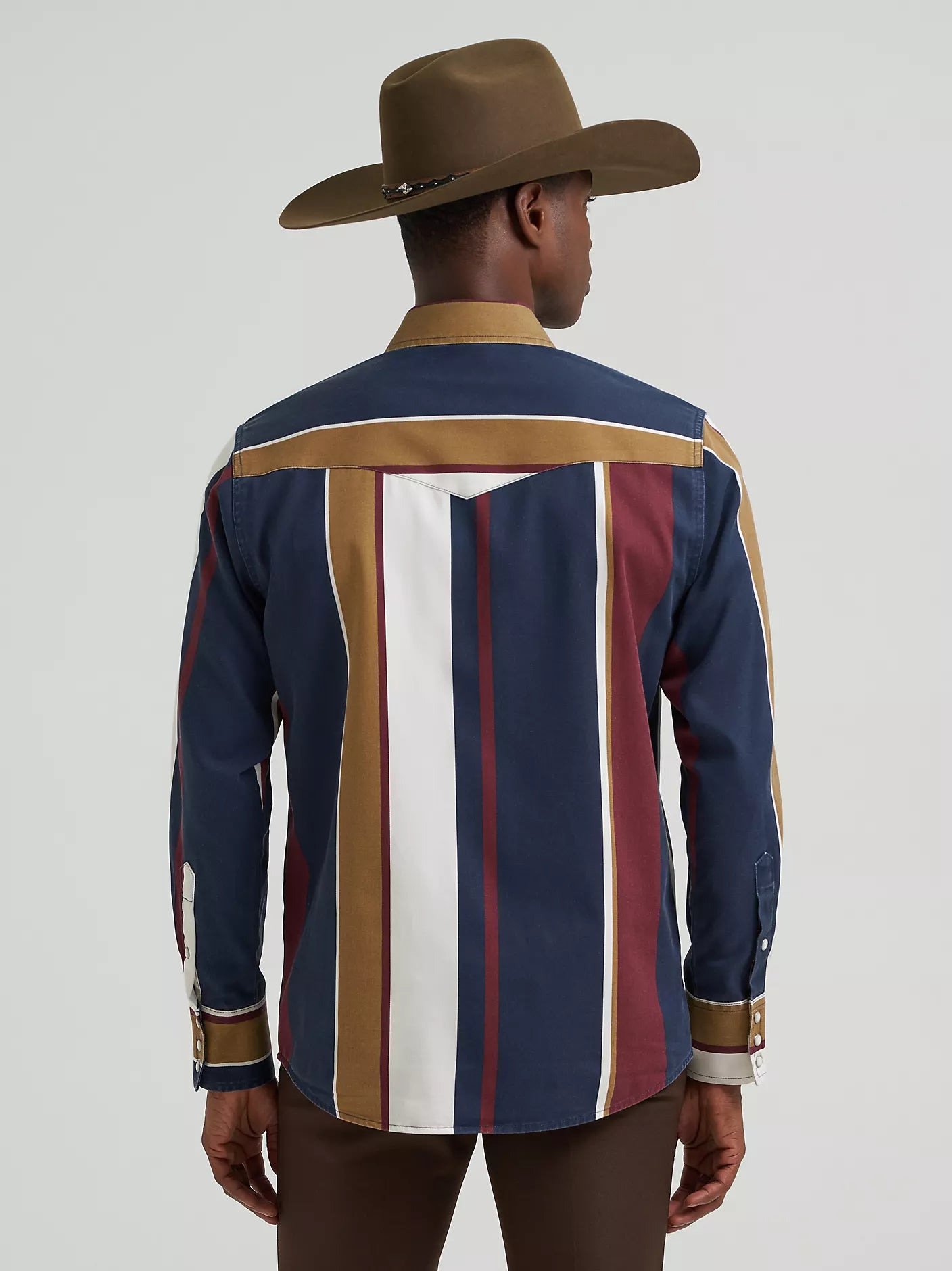Wrangler Men’s Brushpopper Western Snap Shirt 112381998