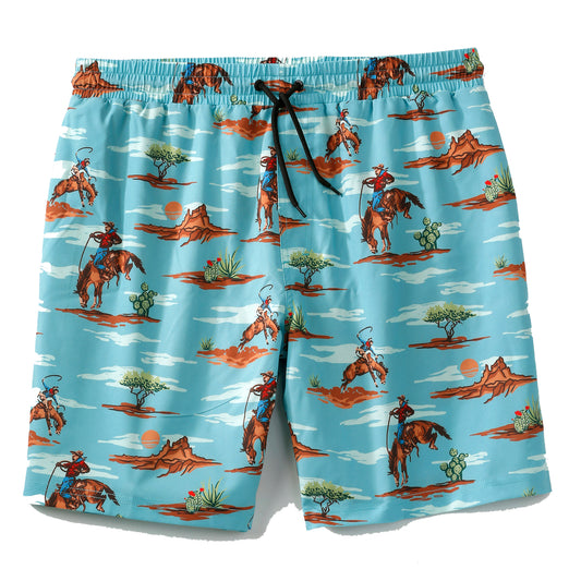 Mens Cinch Desert Cowboy Swim Shorts