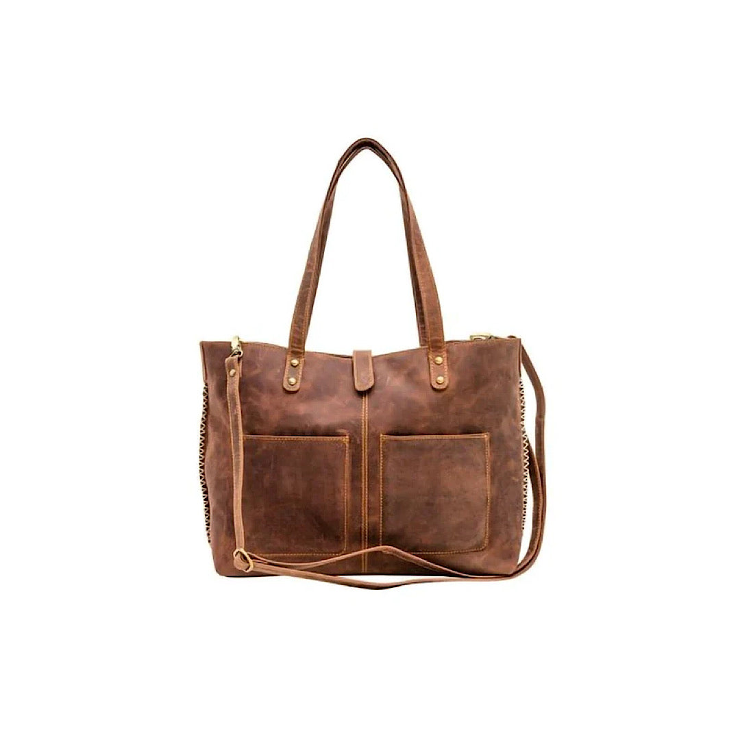 Myra Bag- Respira Leather Handbag S-6842