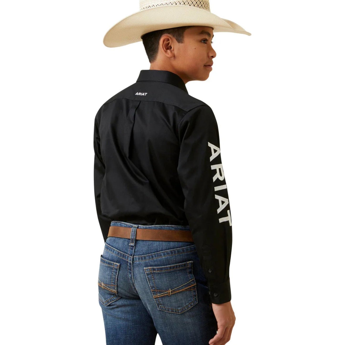 Boys Ariat Long Sleeve Button Up