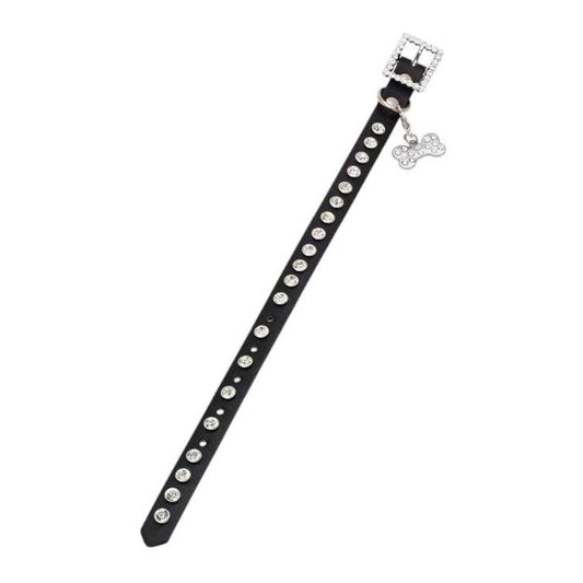 Crystal Studded Dog Collar by Rope & Spurs - 99-DC106