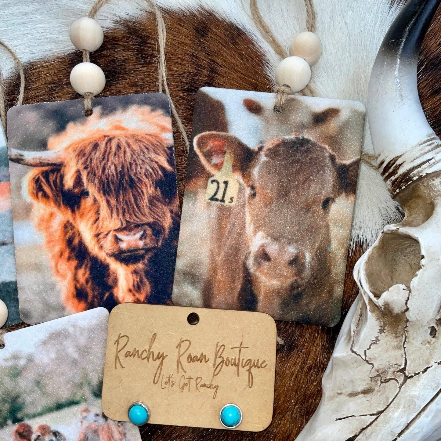 Cow Western Cattle Felt Freshie