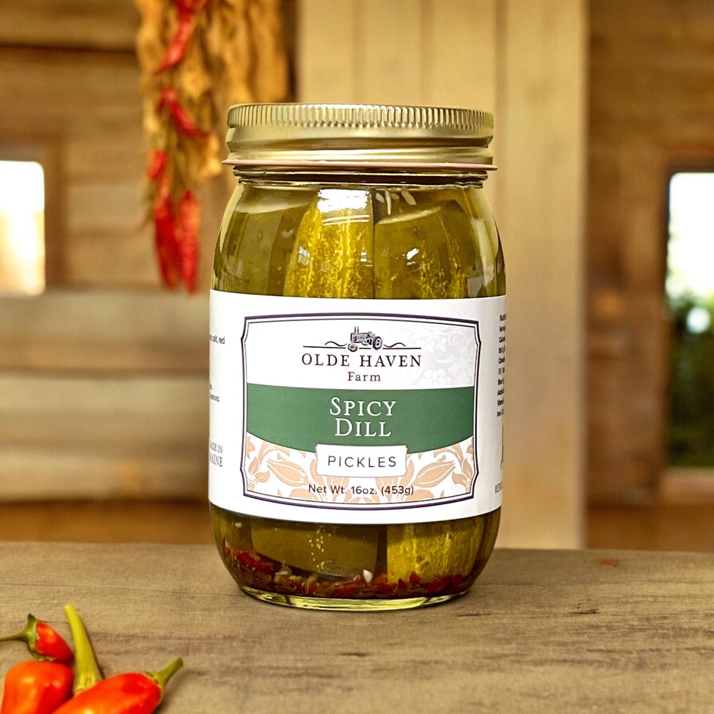 Spicy Dill Pickles 16oz
