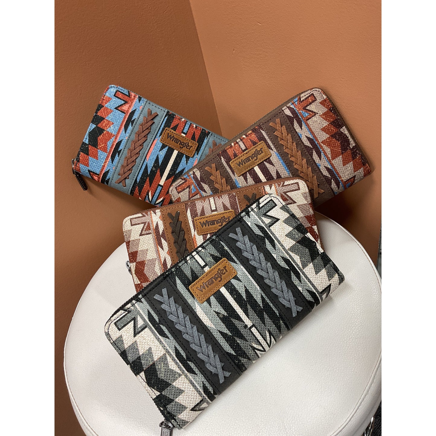 Wrangler wallet, Southwestern Art Print WG2213-W006 variety colors