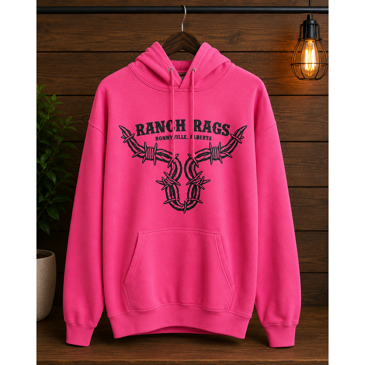 RanchRag's Ranch Tough Barbwire Hoodie