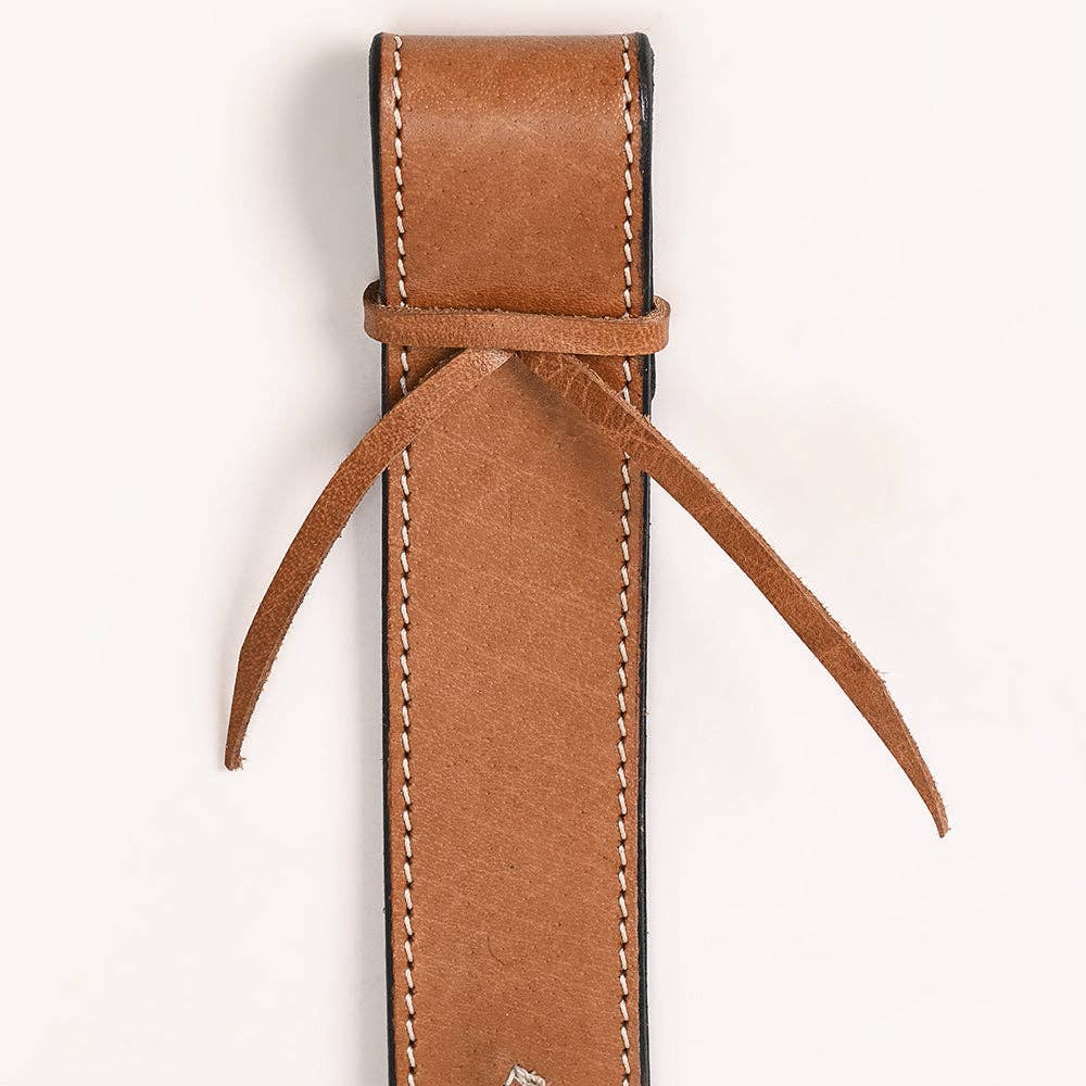 HILASON Horse Western Carved Leather Rear Flank Back Cinch Girth Saddle Billets Comfytack | Billet Strap