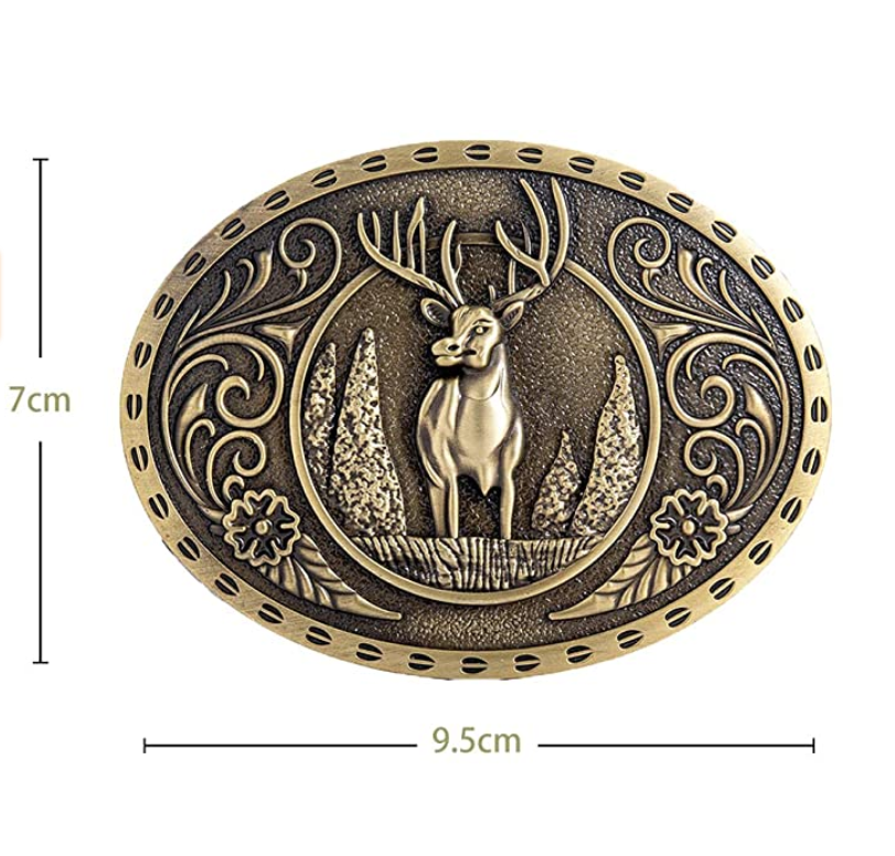 Bow Hunting Belt Buckle 1778BNZ