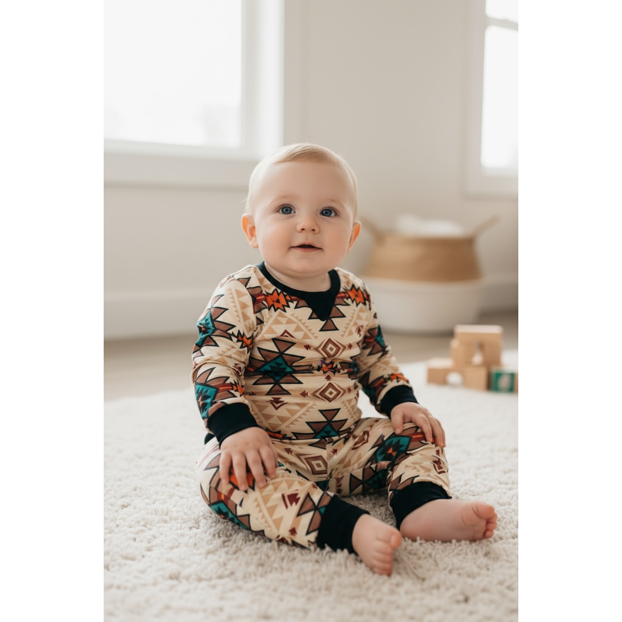 Aztec Printed Pajamas 2115691