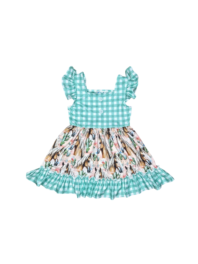 Desert Dasher Plaid Dress