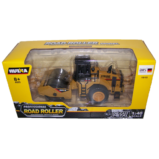 Texas Toy Distribution - Road Roller Static Die-Cast Model in Window Box - 1:40 Scale