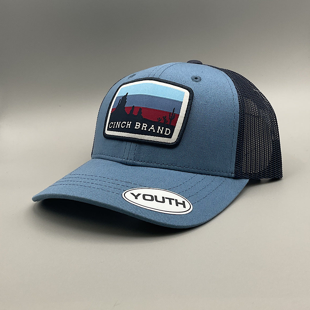 Cinch -  Blue Brand Patch Youth Ball Cap MCC0606020