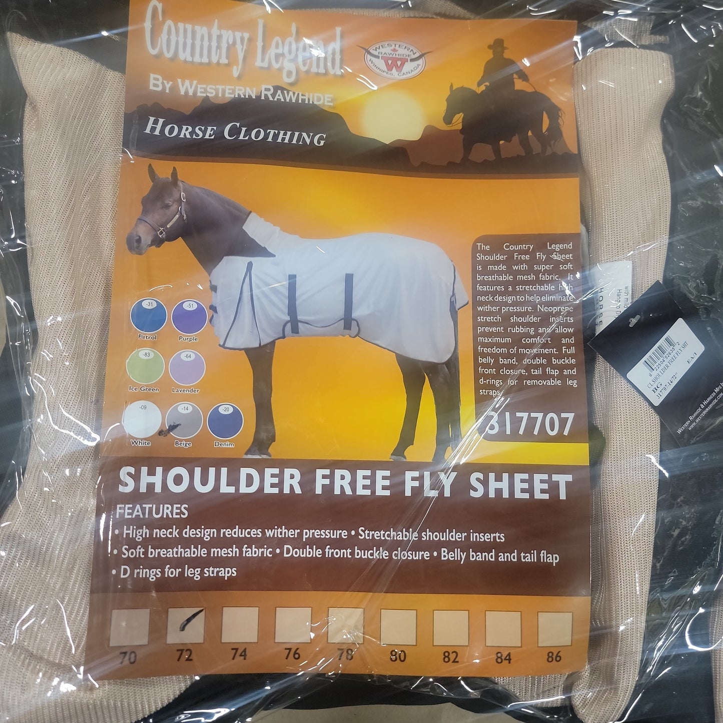 Fly Sheet size 72 Beige