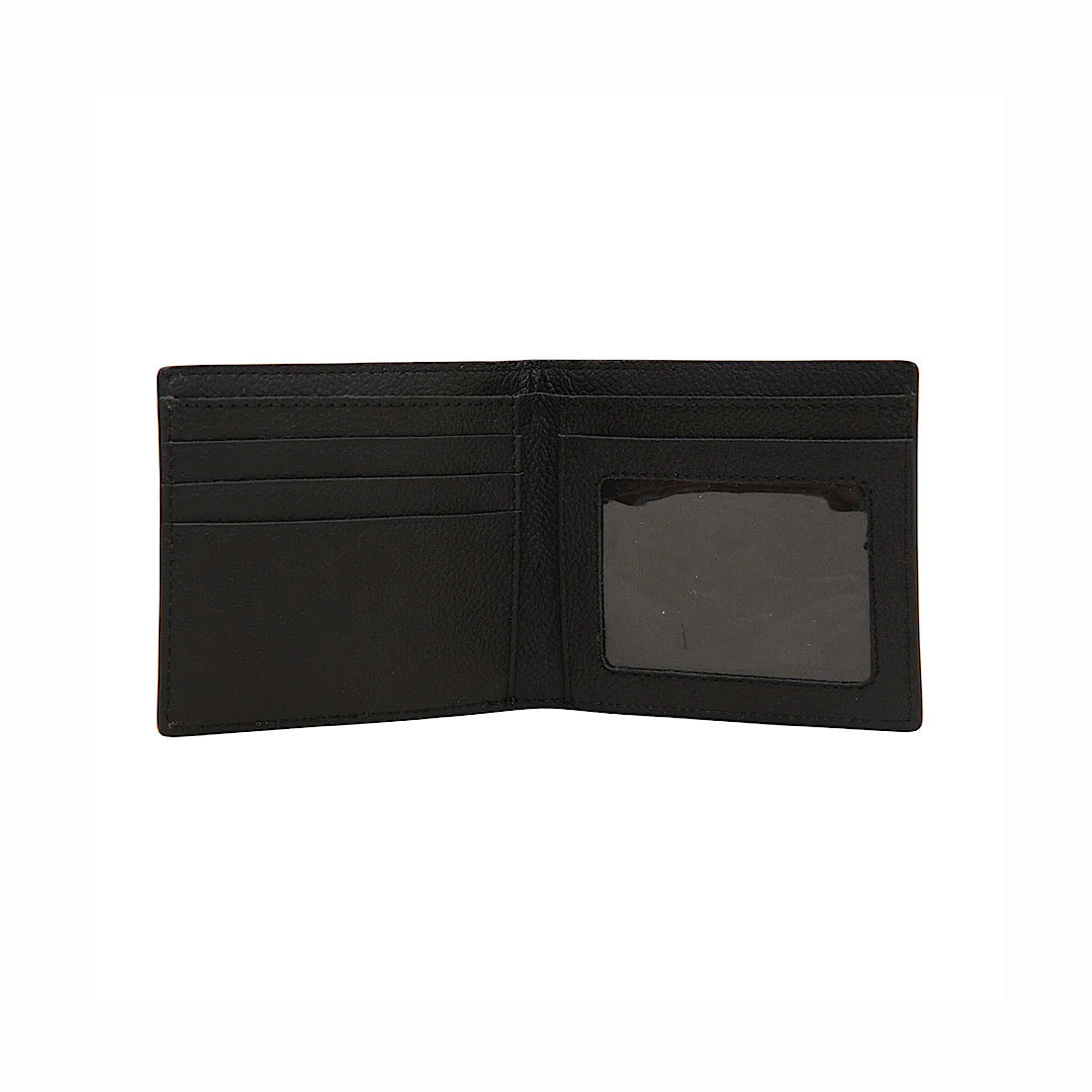 Myra Bag - Grenda Grey Tooled Leather Men’s Bifold Wallet S-5887