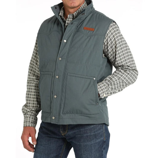 Cinch Men's Blue Quilted Vest  MWV1902003