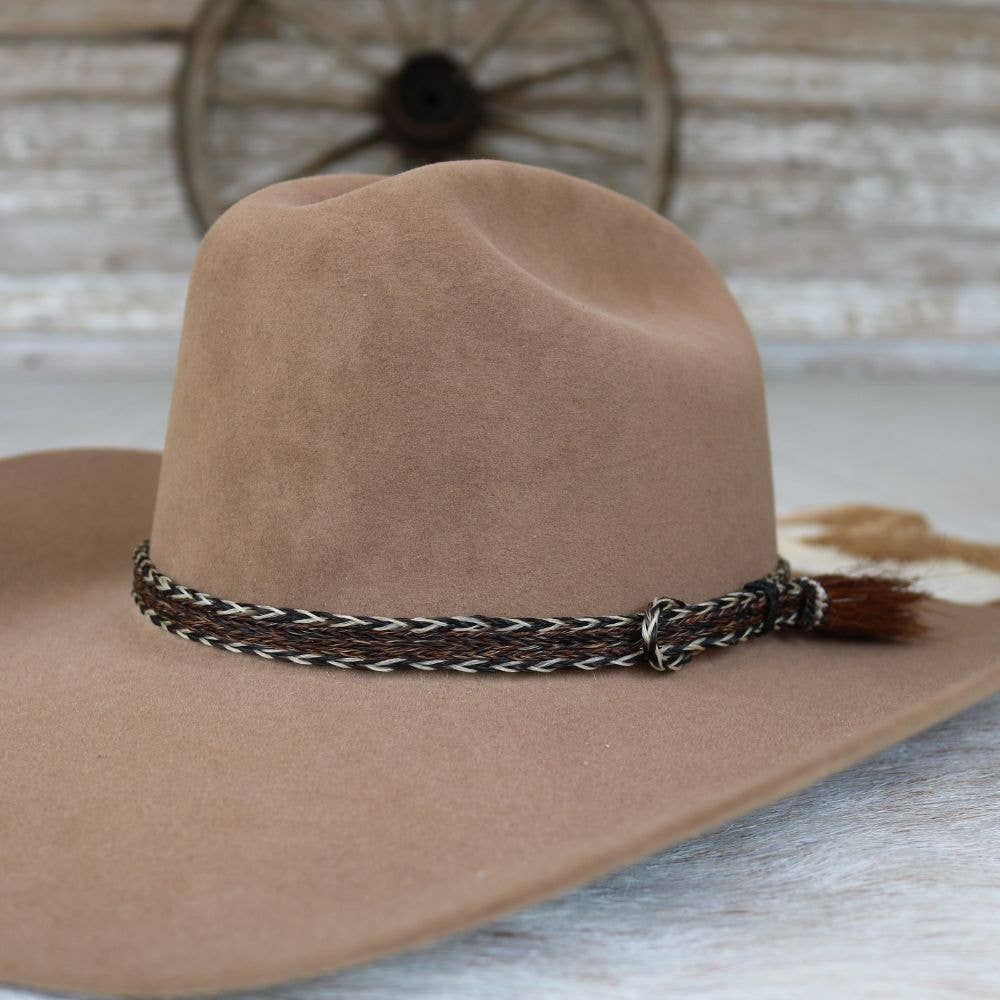 Willow Lane Hat Co. - Horsehair Braided Hat Band - Overo