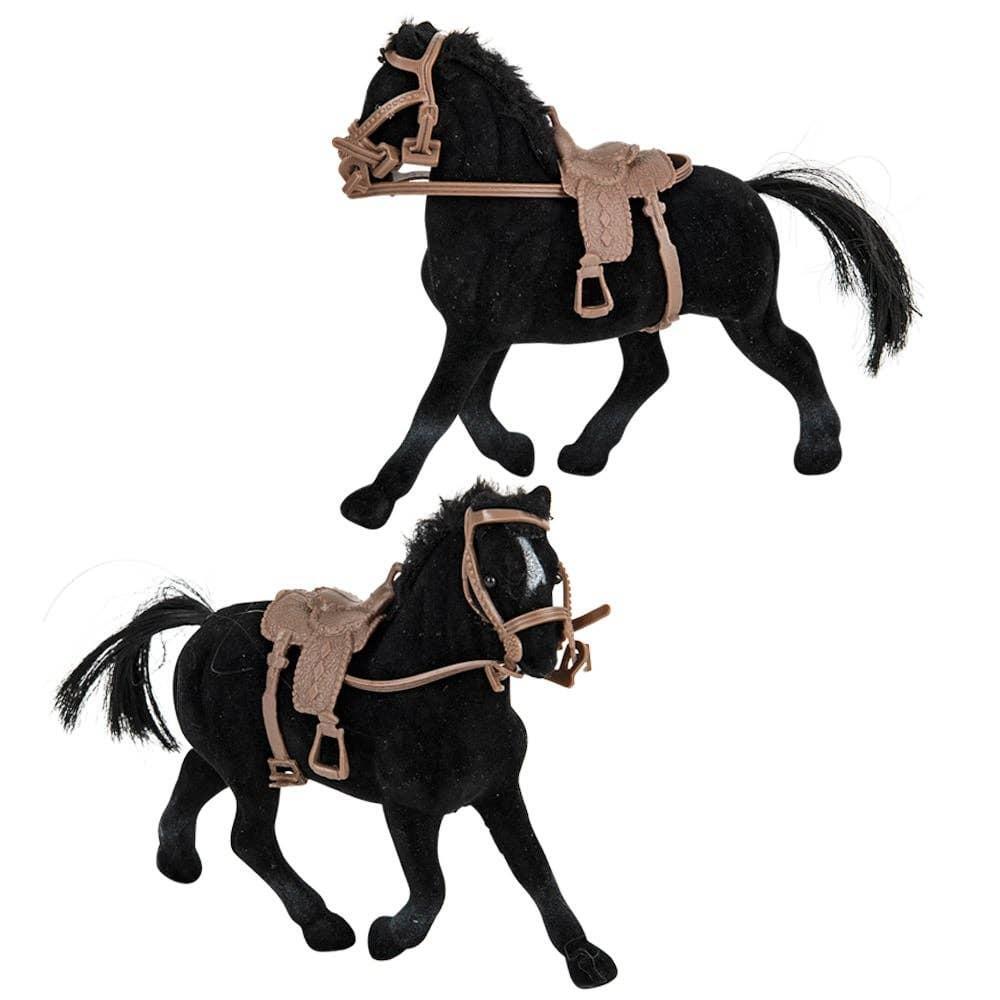 La Luna Bella - Toys - 4" FLOCKED HORSES LLB kids toys