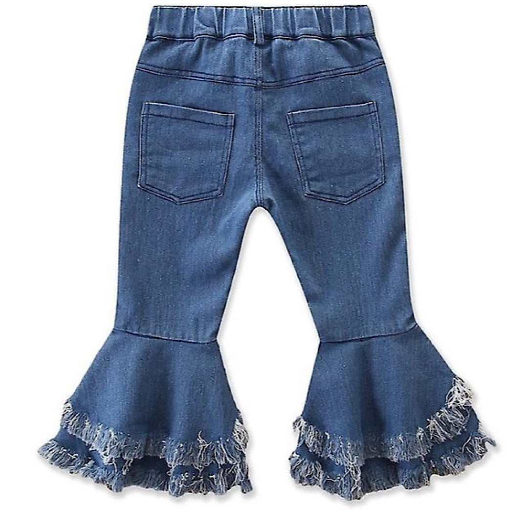 Girls Samgami Baby Double Bell Bottom Jeans