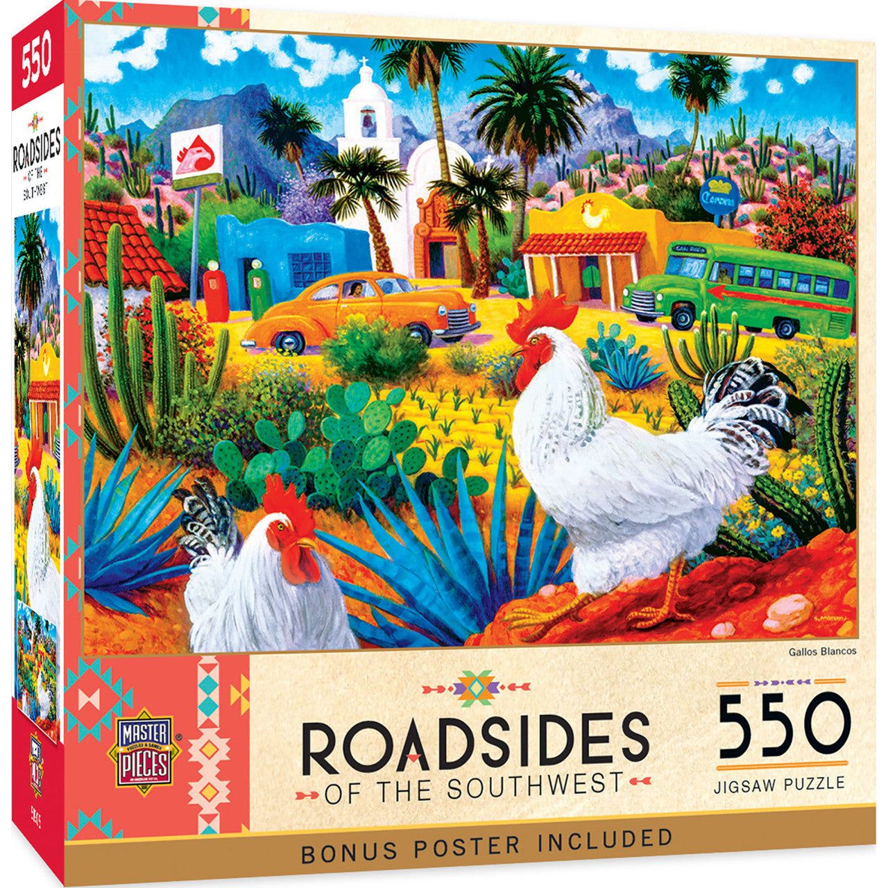 Master Pieces - Steven Morath Roadsides of the Southwest Jigsaw Puzzle 550pc 31936