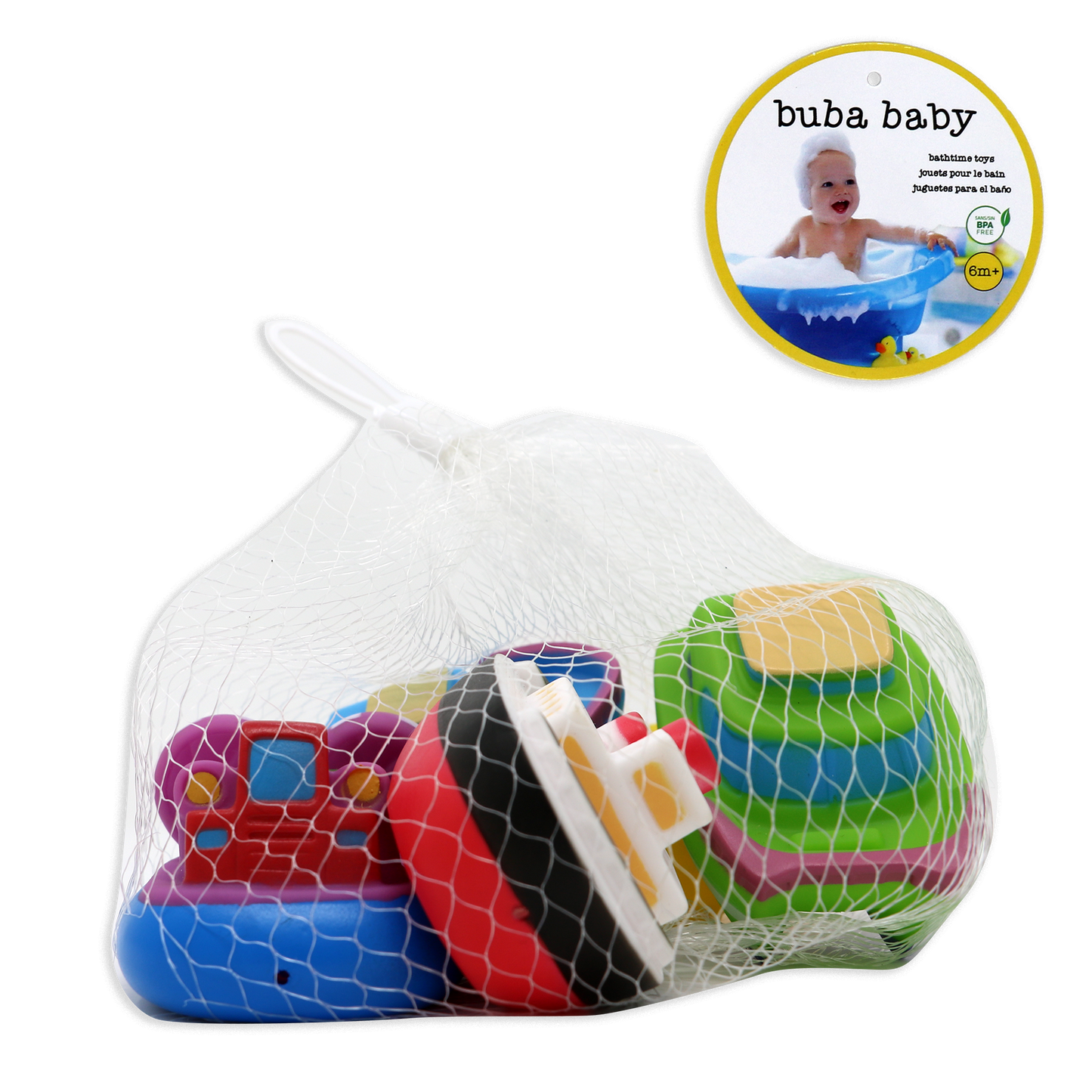 Rose Textiles - 5 Pack Bath Toys: Boats