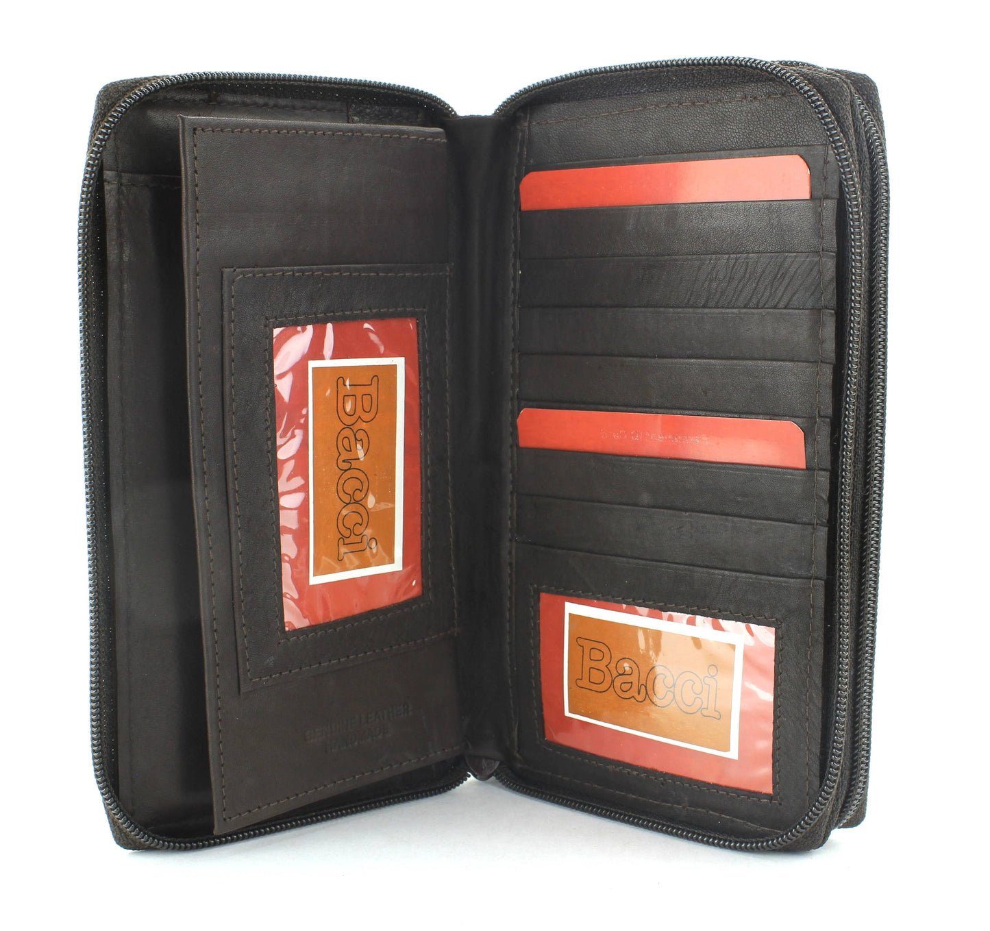 Double Zipper Women's Clutch 15585