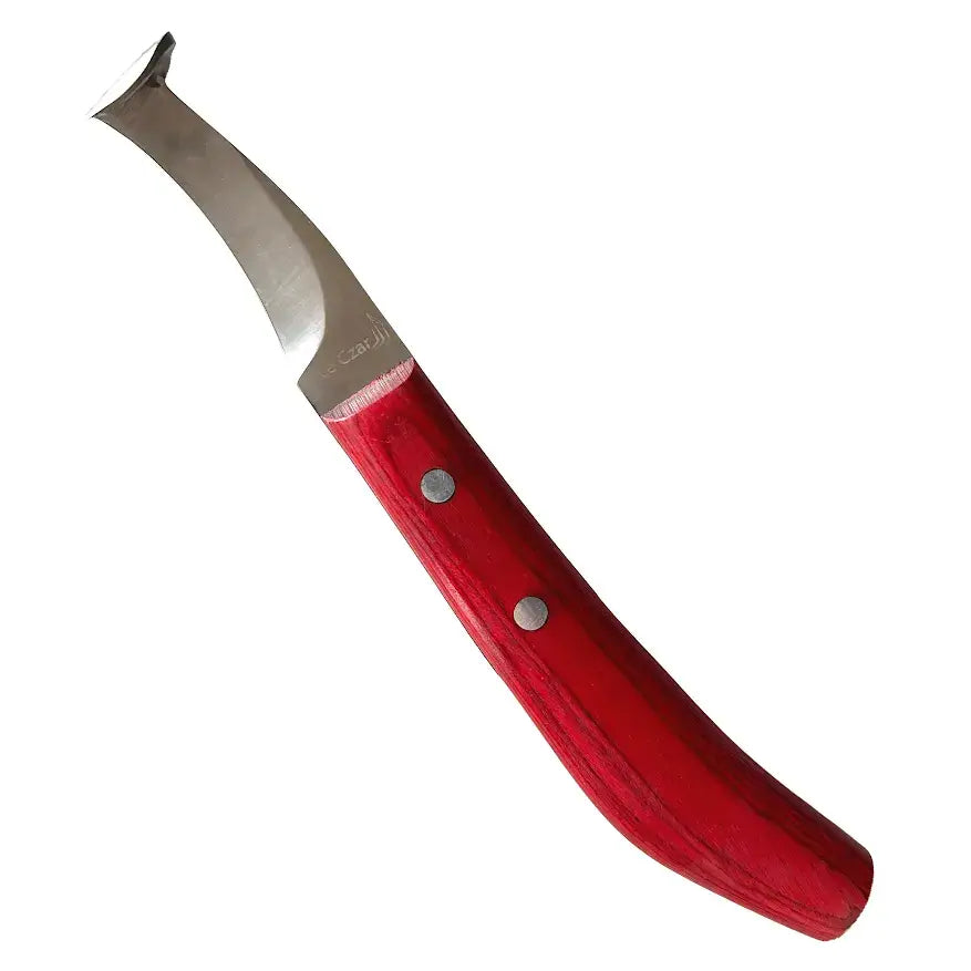 Leczar Right Hand Red Handle Knife With Long Blade