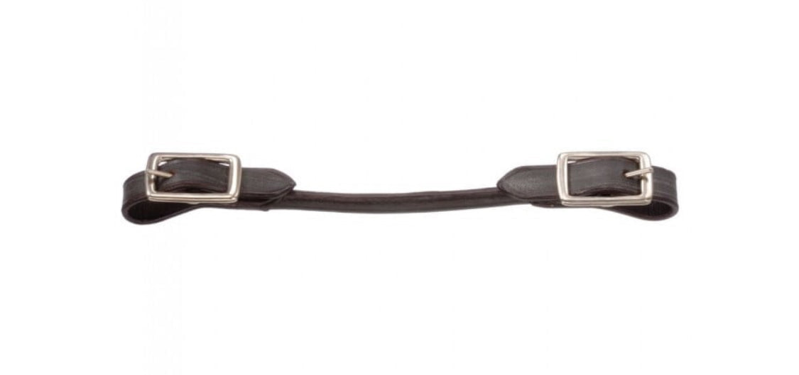 Tough 1 Curb Strap Dark Oil w/ 5/8” Rounded Centre