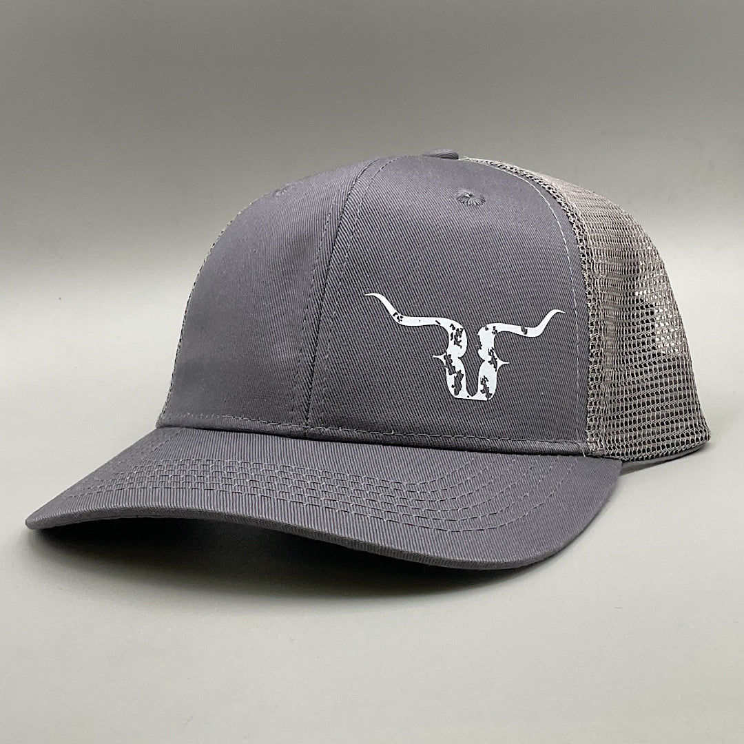 Ranch Rags - Grey With Logo Snap Back Men’s Ball Cap