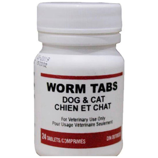 Worm Tabs Dog & Cat 24 Tabs