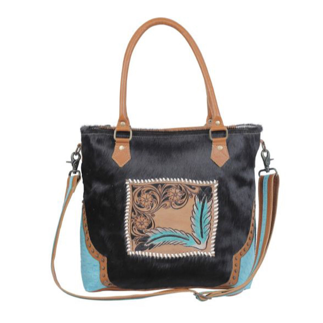 Myra Bag - Camera Hand Tooled Handbag S-4772