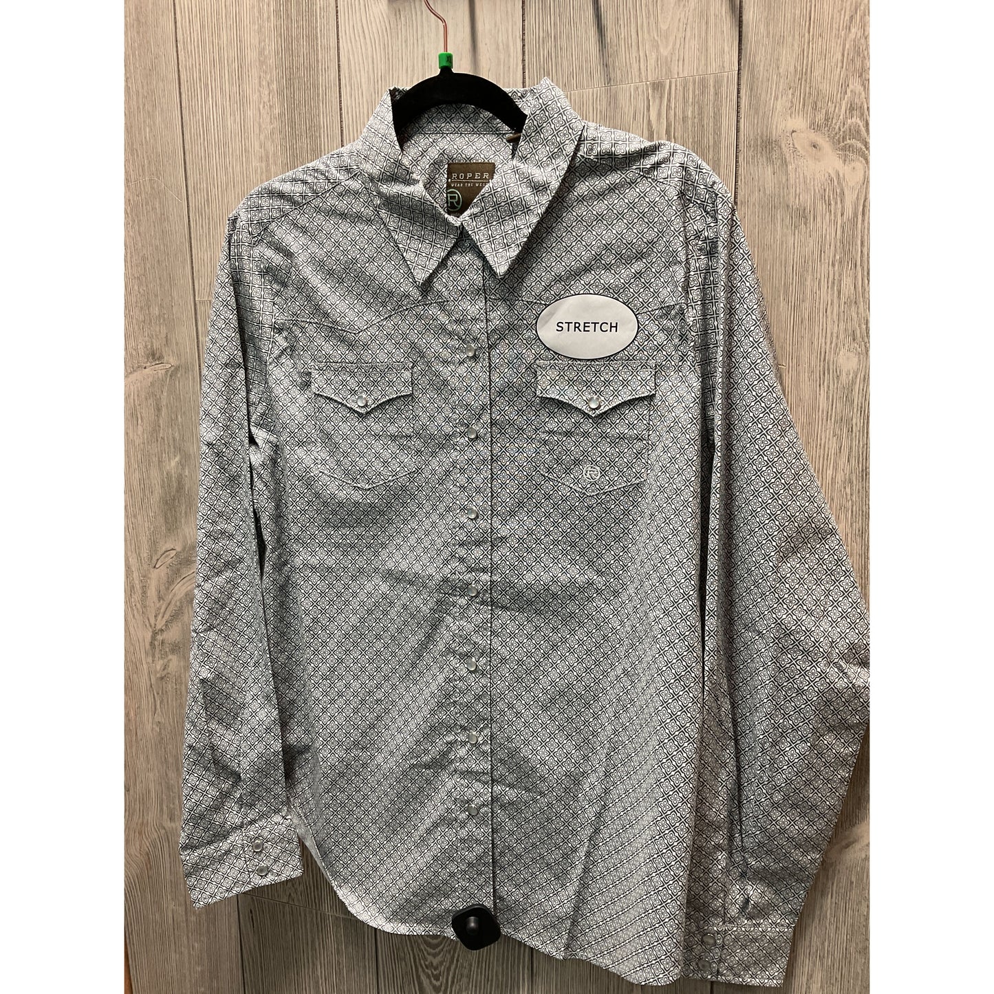 Roper Ladies grey Snap Shirt, 3-50-225-2104