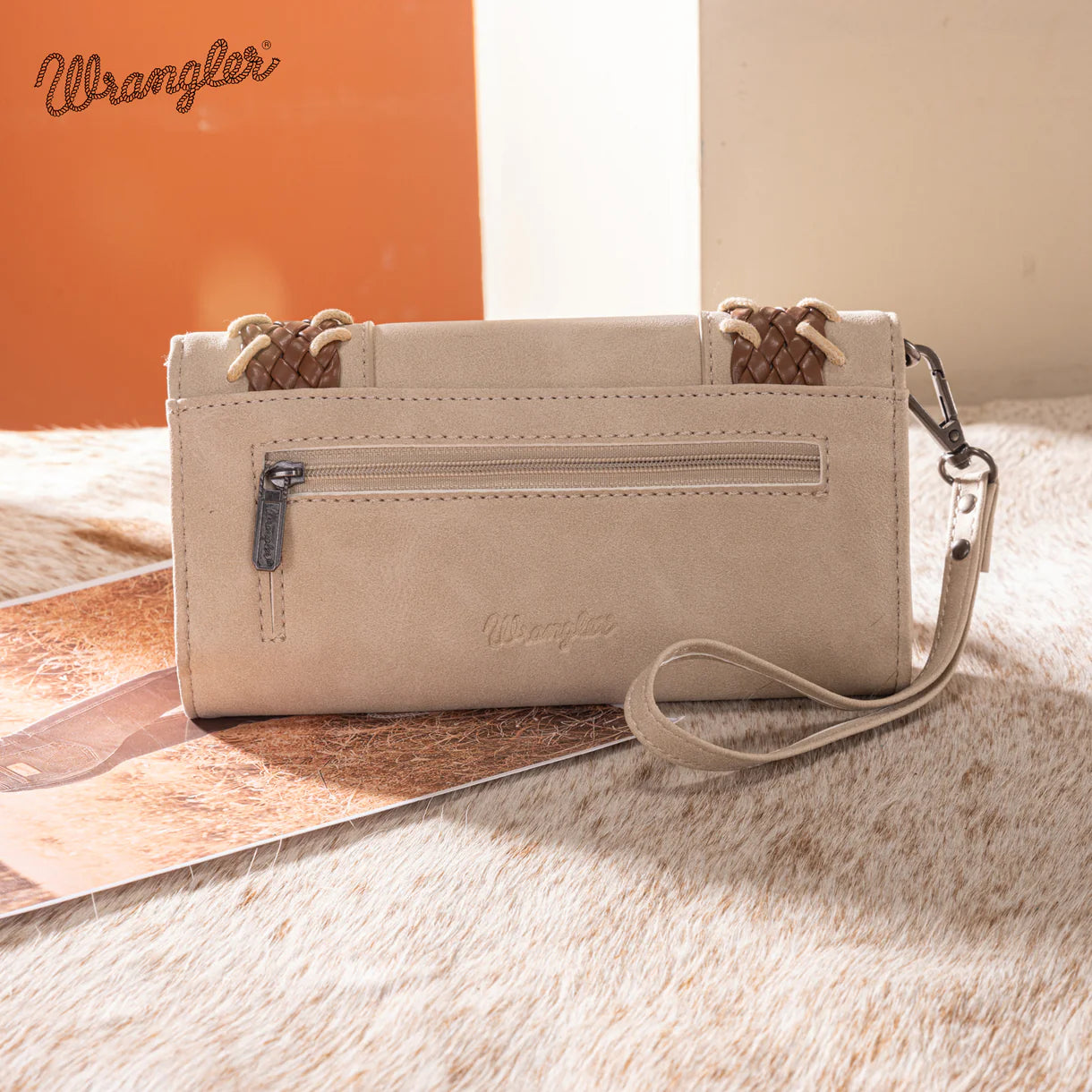 Wrangler Southwestern Print Wallet/Wristlet/Crossbody - WG217-C018