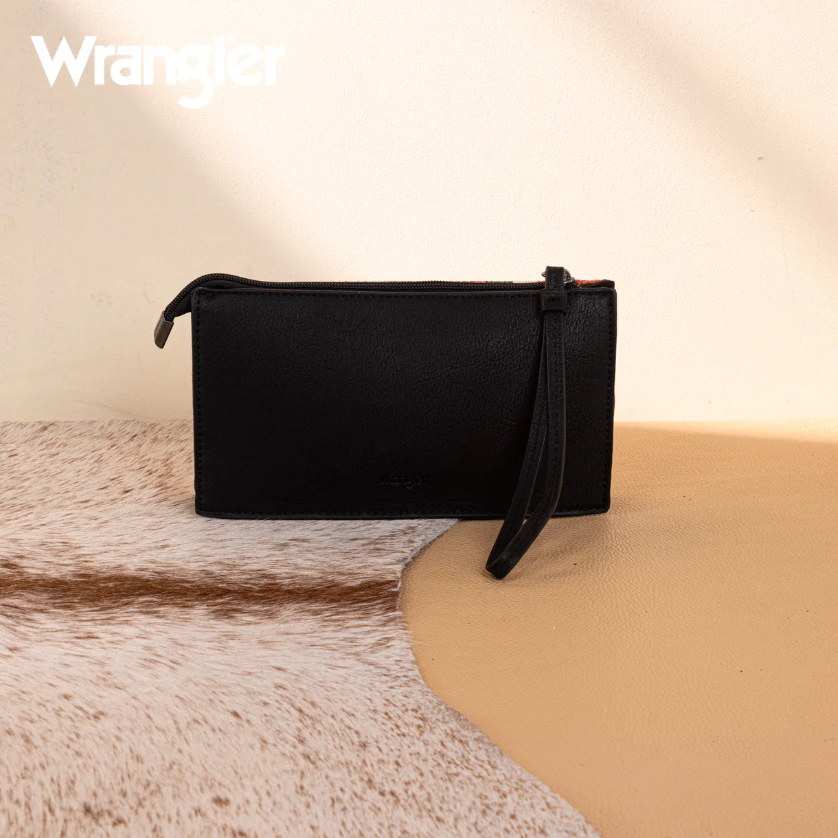 Wrangler Sherpa Aztec Canvas Clutch - WG275-181