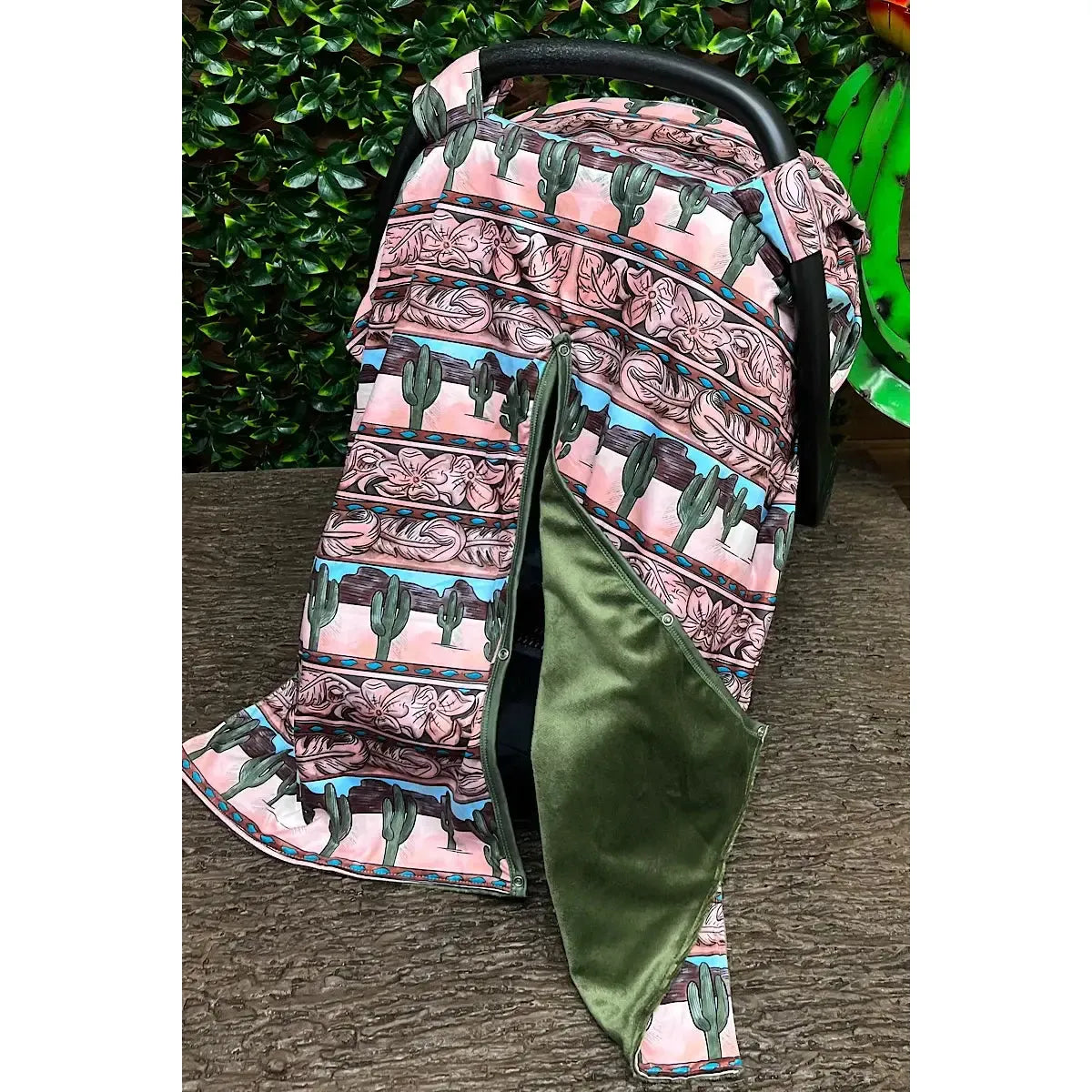 DESSERT CACTU PRINTED CARSEAT COVER