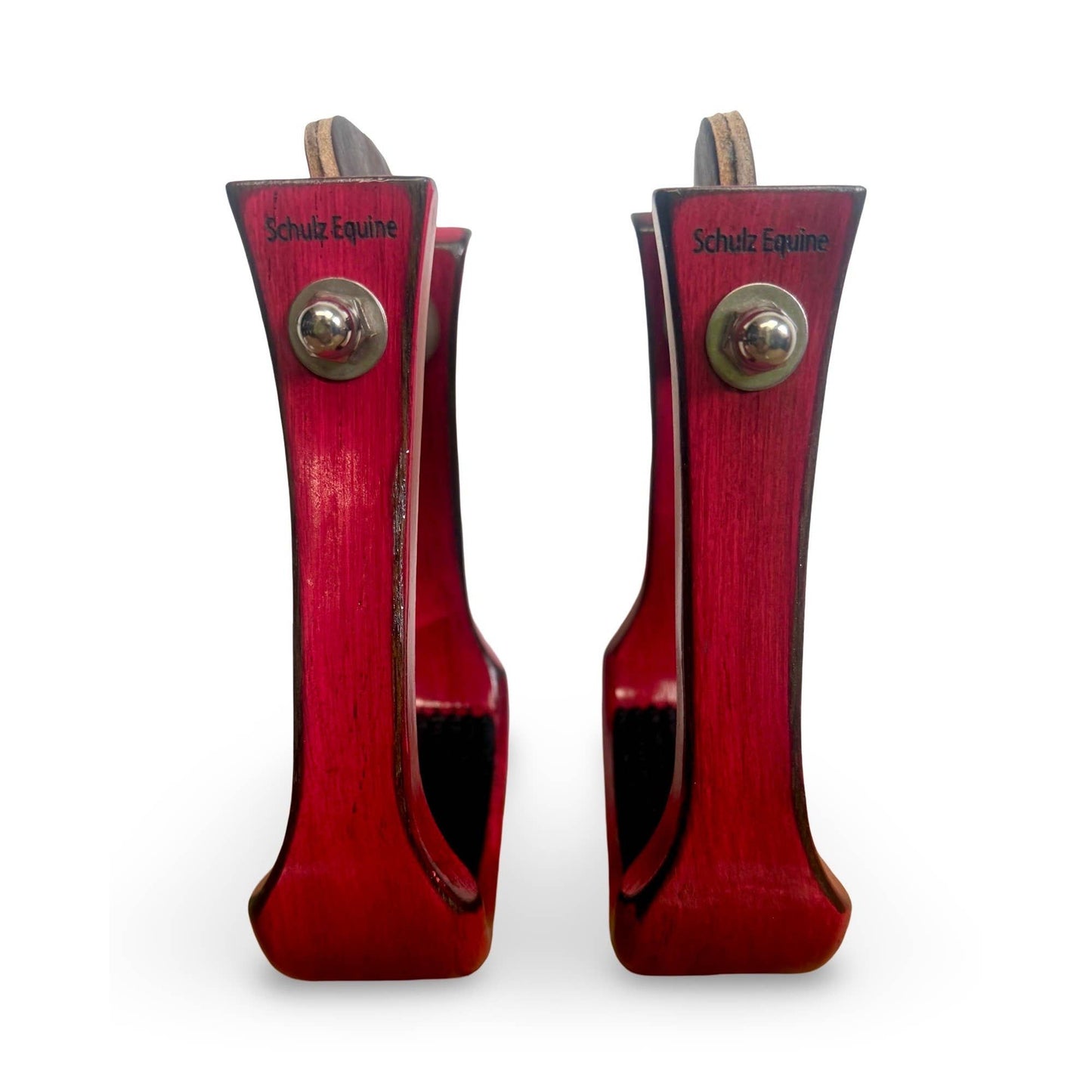 Wooden Stirrups- Pink Barrel Racing Style