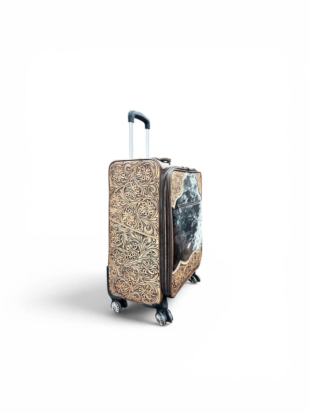All cowhide luggage 