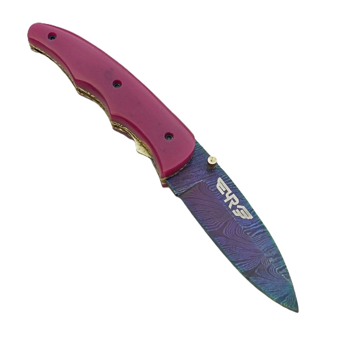 Sangria Folding Knife - Damascus Steel