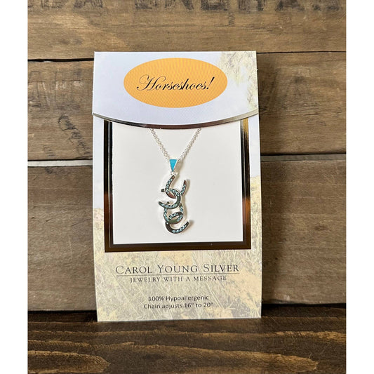 Four horseshoe Petite Necklace Jewelry