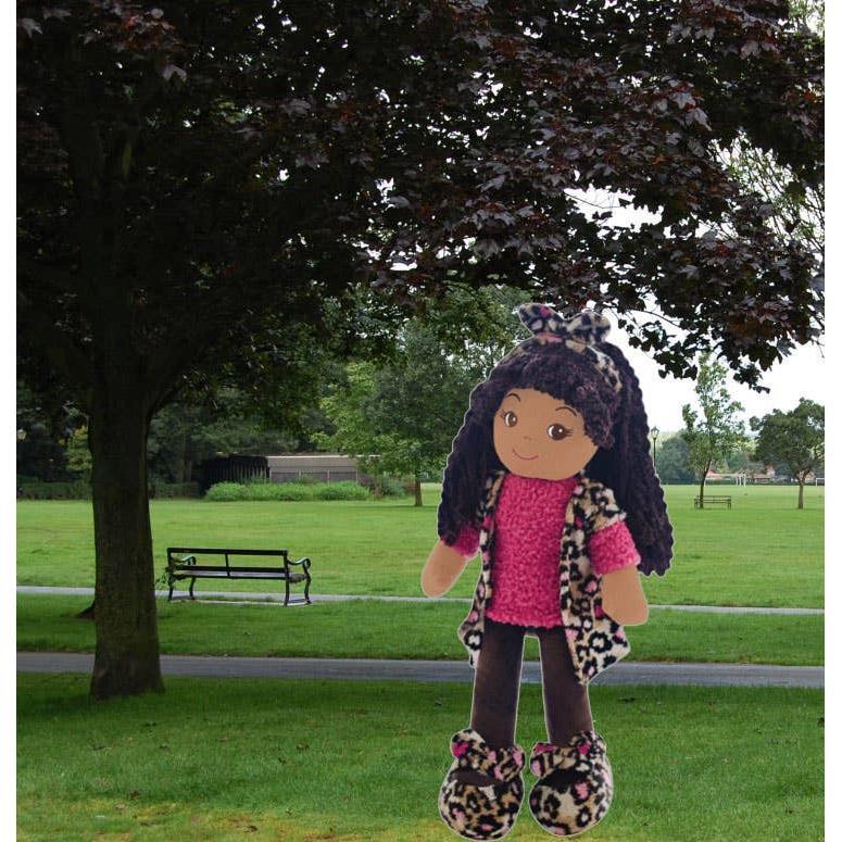GirlzNDollz - Emme Pink Leopard Print Doll