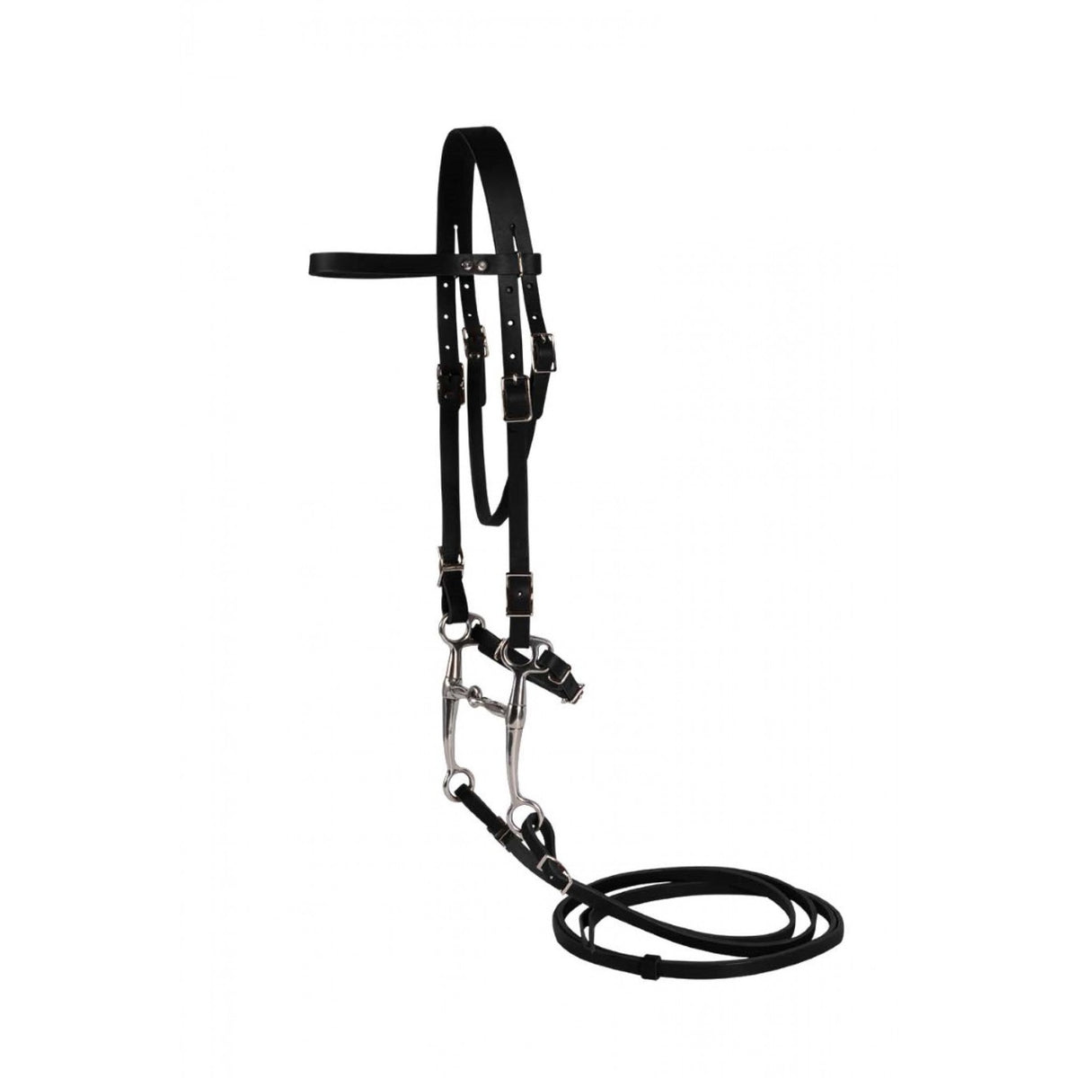 WESTERN RAWHIDE PLAIN PONY BRIDLE & REINS 202015