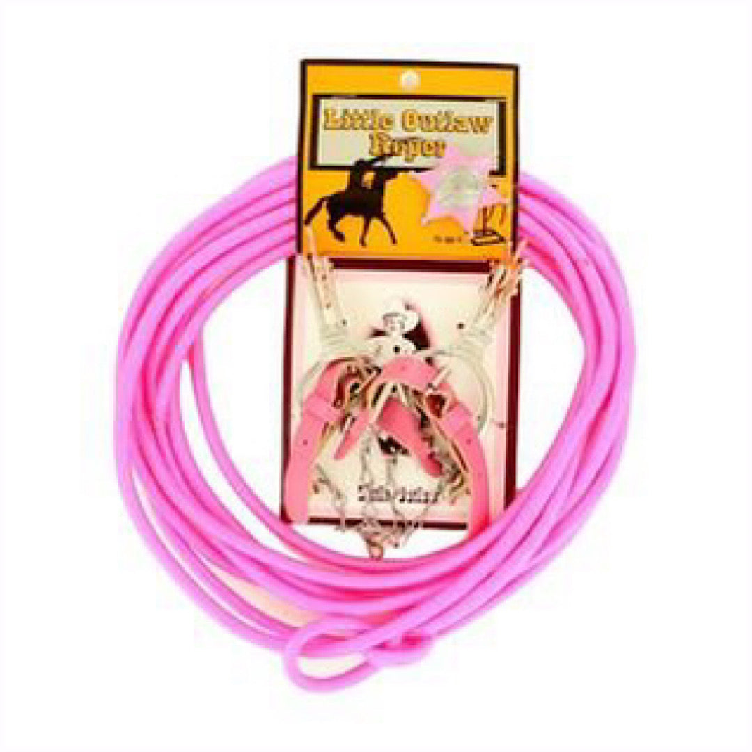 Little Outlaw Roper Pink Rope With Badge & Spur Set 50106