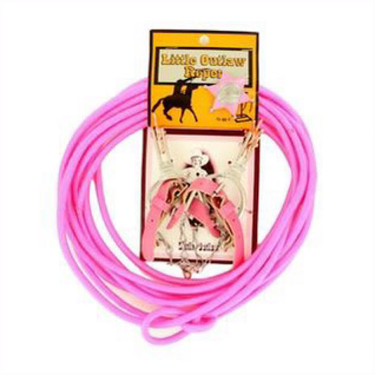 Little Outlaw Roper Pink Rope With Badge & Spur Set 50106