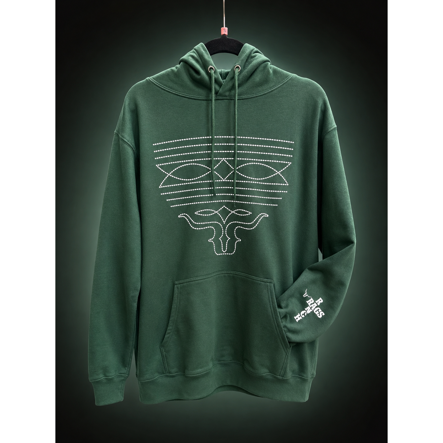 RanchRag's Longhorn Stitch Hoodie