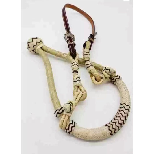 Ranch Hand Leather Braided Browband Bosal