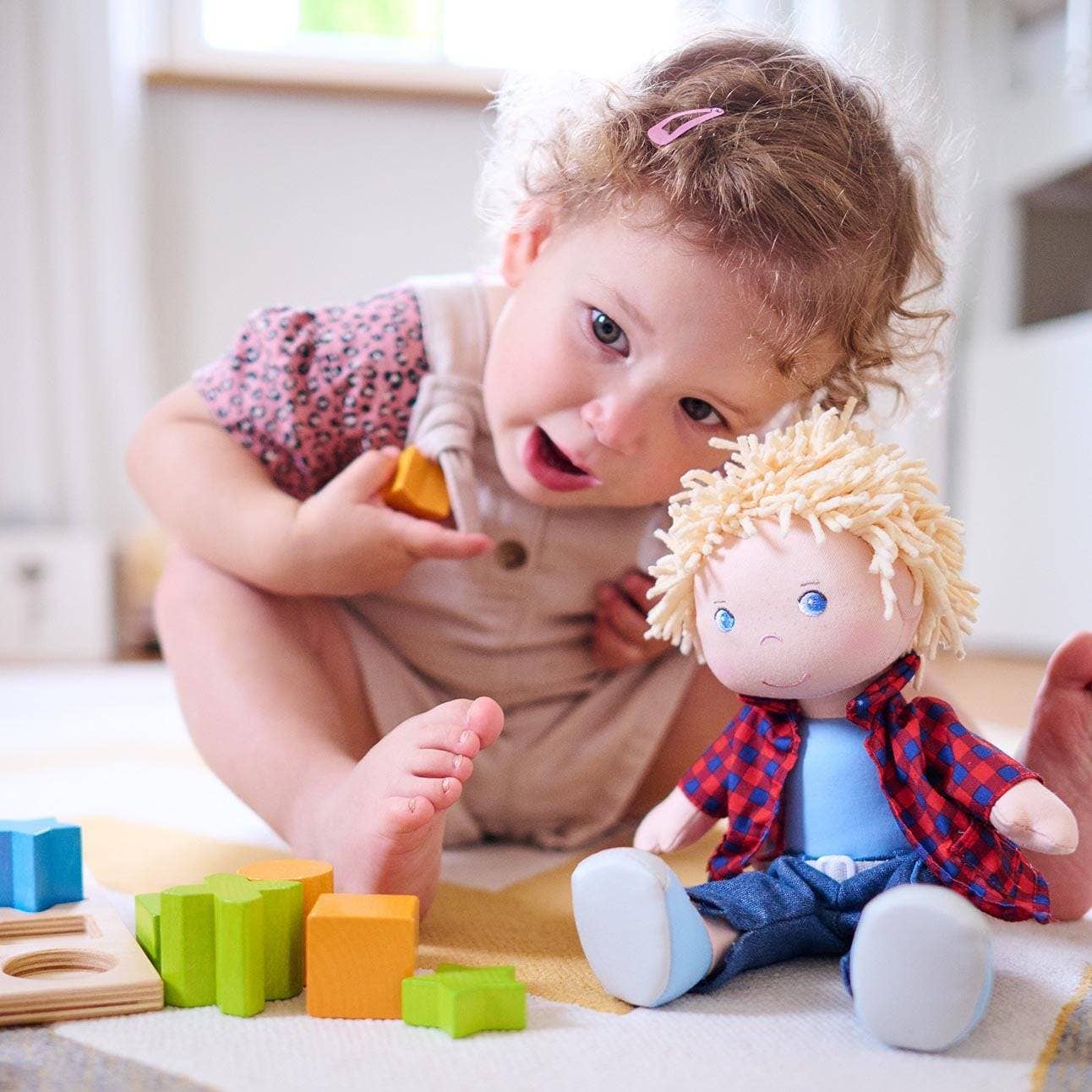 Nick 12" Soft Doll – Plush First Doll for Kids