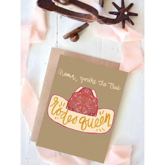 Happy Mother’s Day Rodeo Queen Cowgirl Mom Card