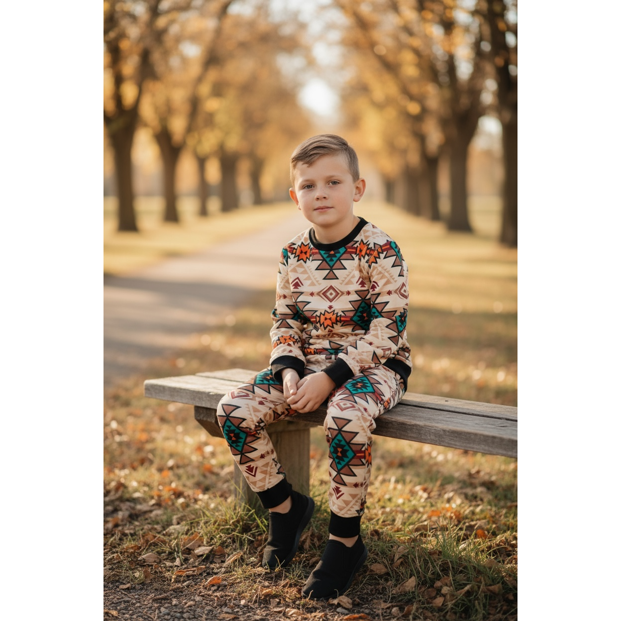 Aztec Printed Pajamas 2115691