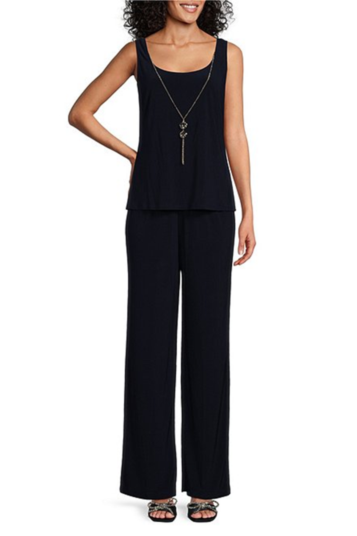 RM Richards Soutache Embroidered 3-Pc Pants Set 3146L