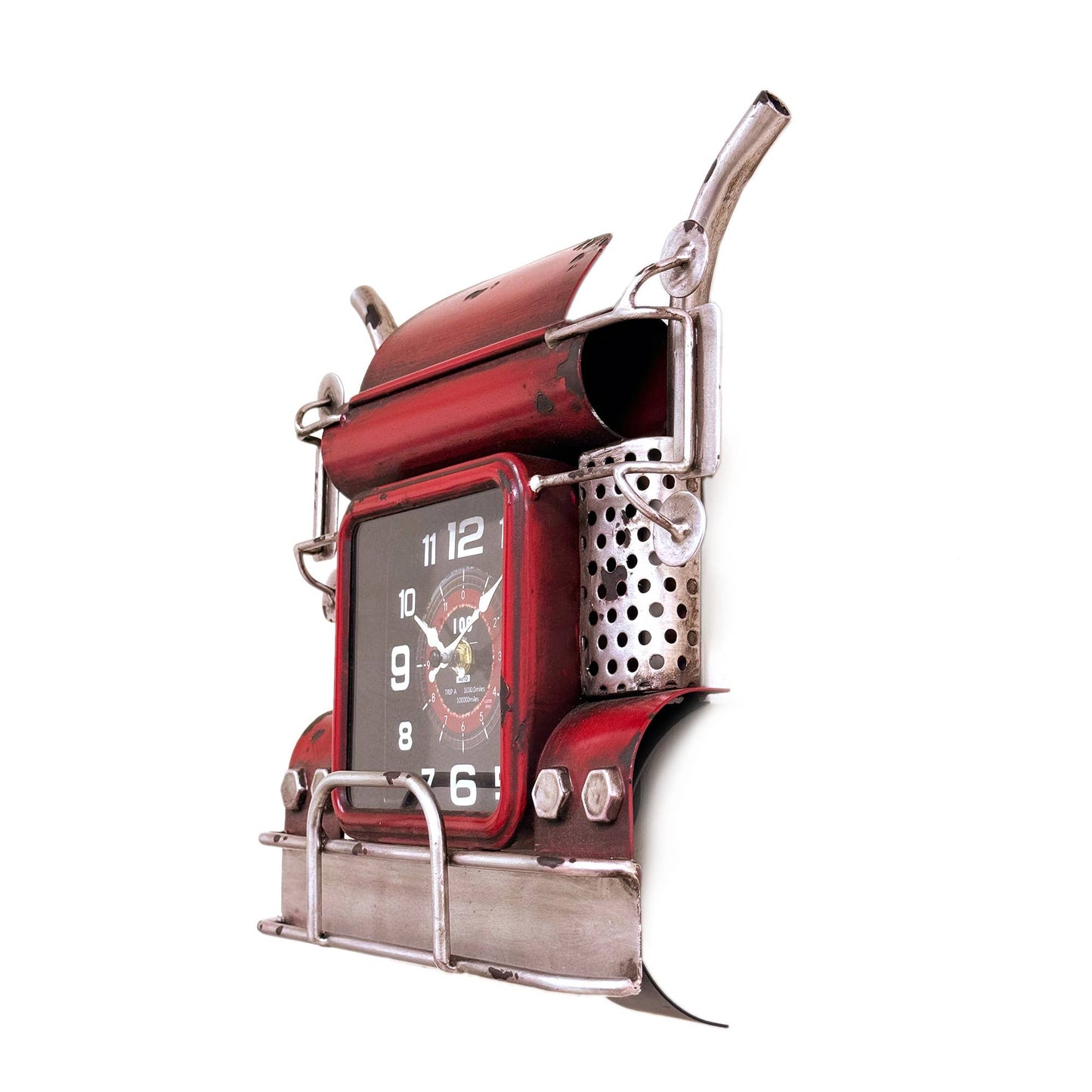 Red Truck Wall Clock