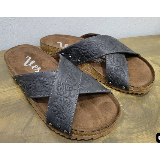 Very-G Grey Jaycee Sandals